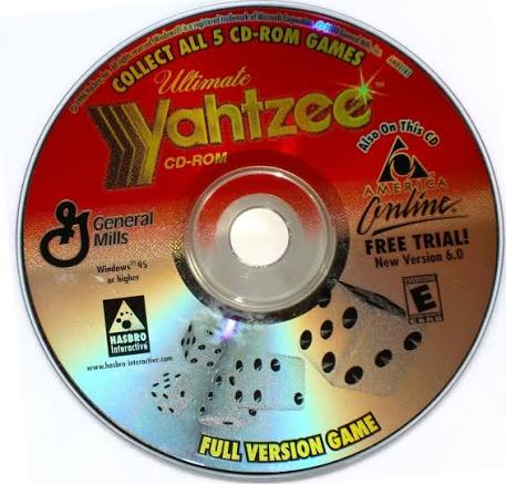 Yahtzee CD-ROM ā General Mills Cereal Bonus (2000ā2001, Pre-Owned)