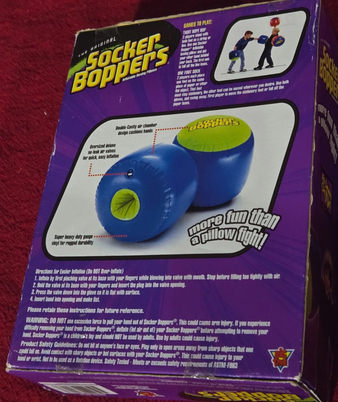 Vintage Sock’em Boppers – Inflatable Boxing Gloves (1996)