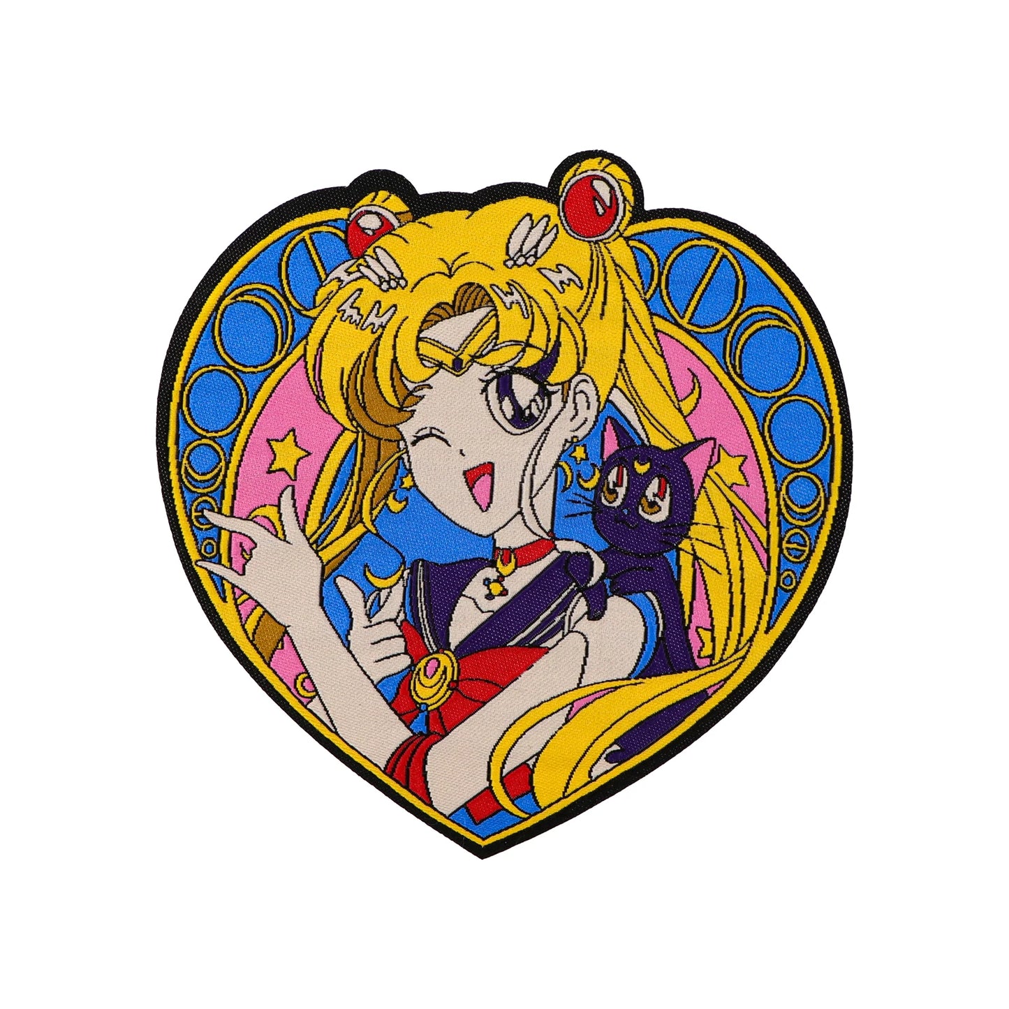 Sailor Moon Embroidered Patch β 9cm x 8cm (Iron-On or Sew-On)
