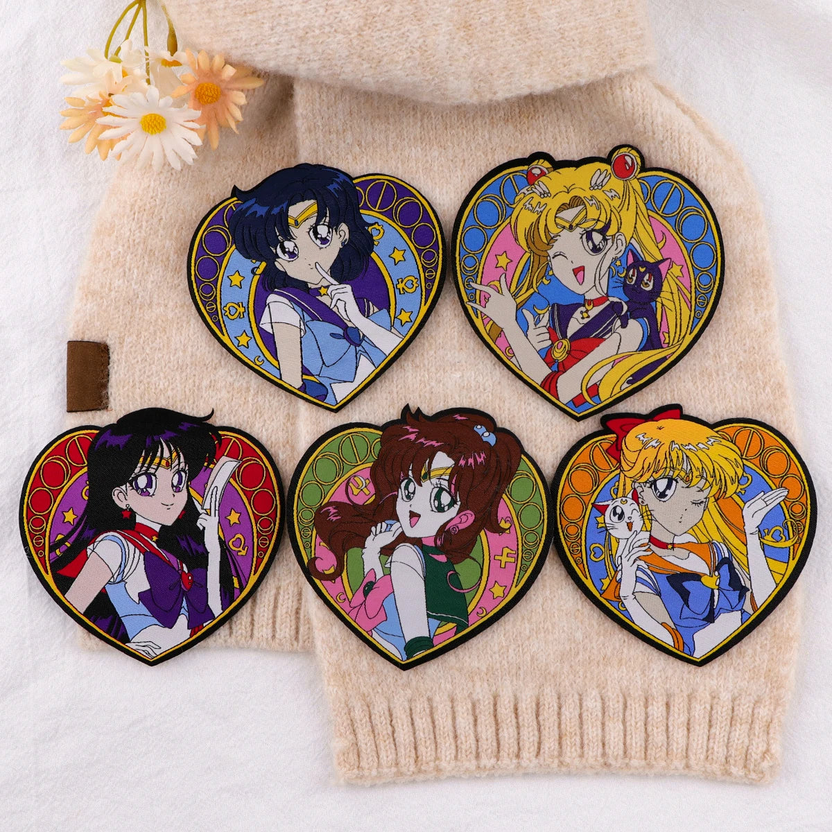 Sailor Moon Embroidered Patch β 9cm x 8cm (Iron-On or Sew-On)