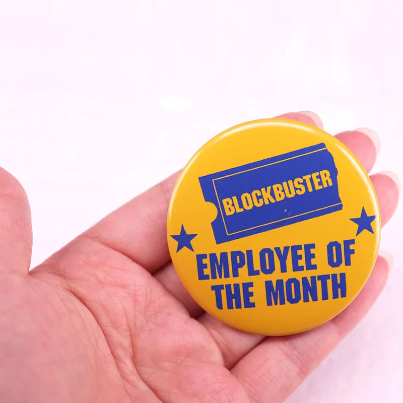 Blockbuster Employee of The Month Pin