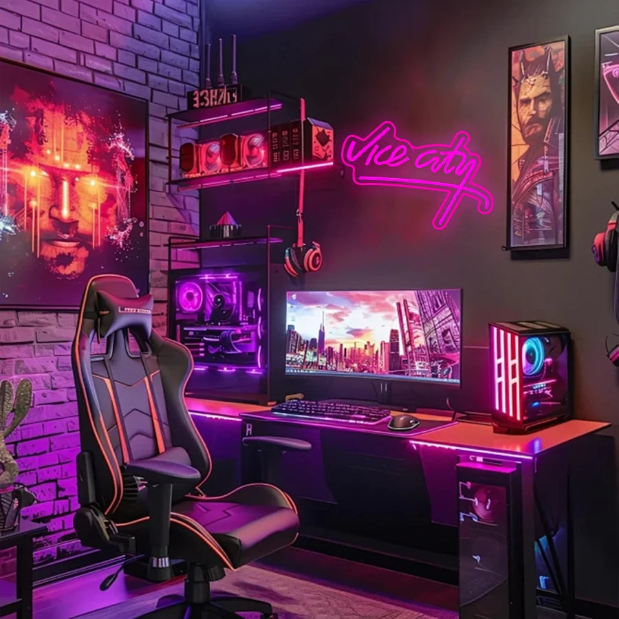 GTA Vice City Neon Sign
