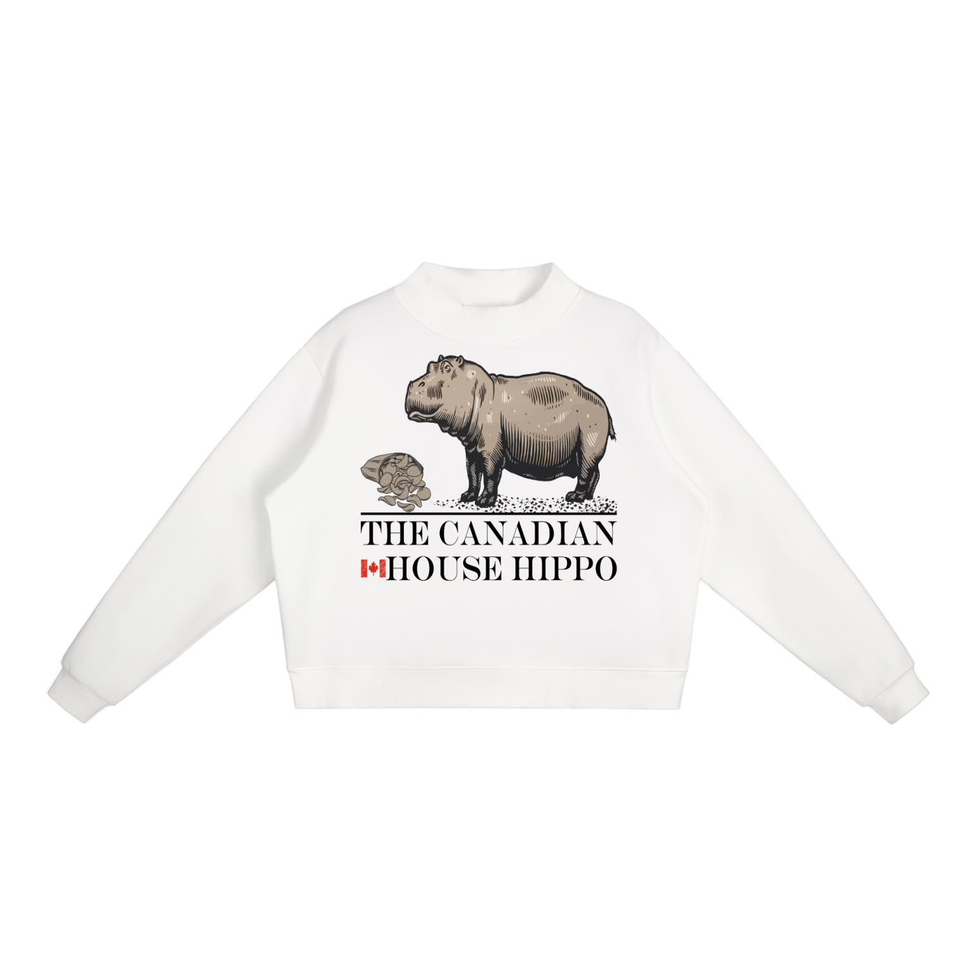 house on the hill トレーナー 110 Sweatshirt House Hippo Crewneck (women) – 90zKidsClub