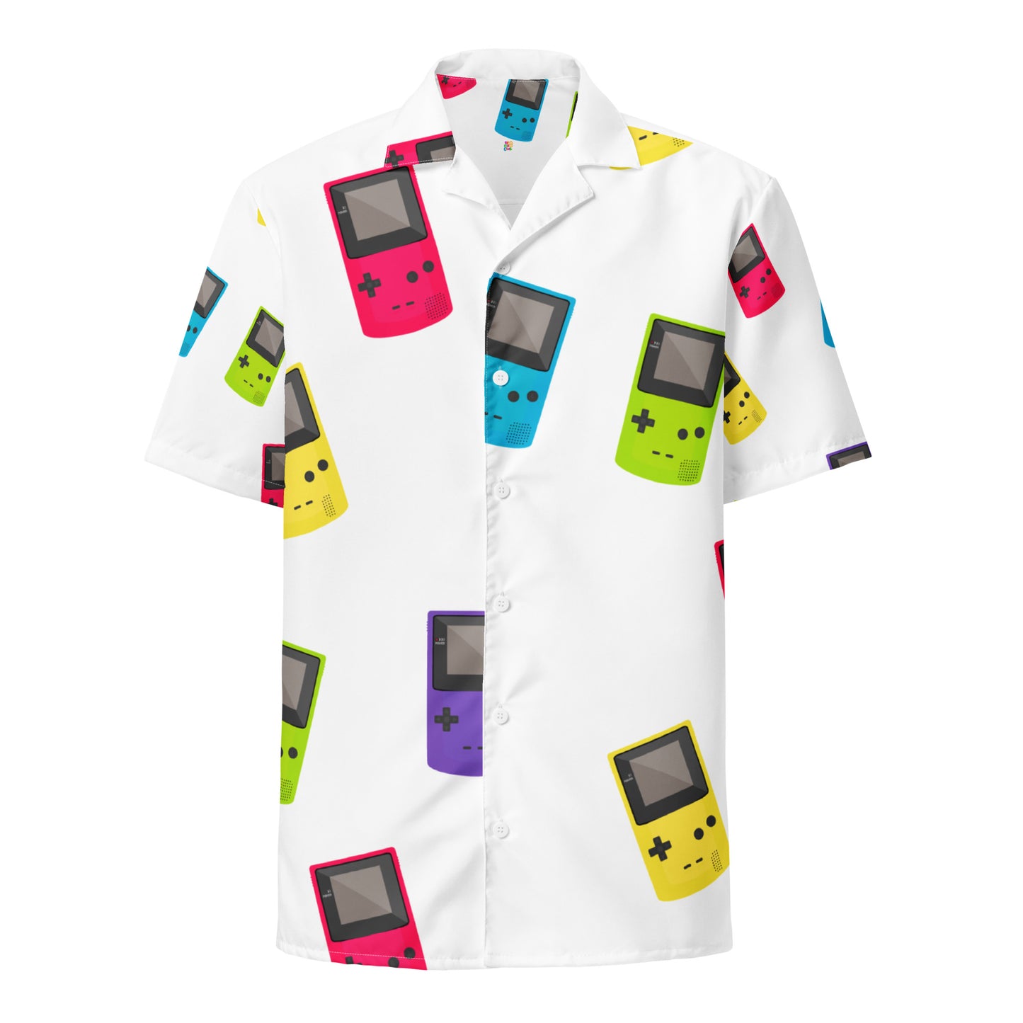 Retro Game boy Button up Shirt