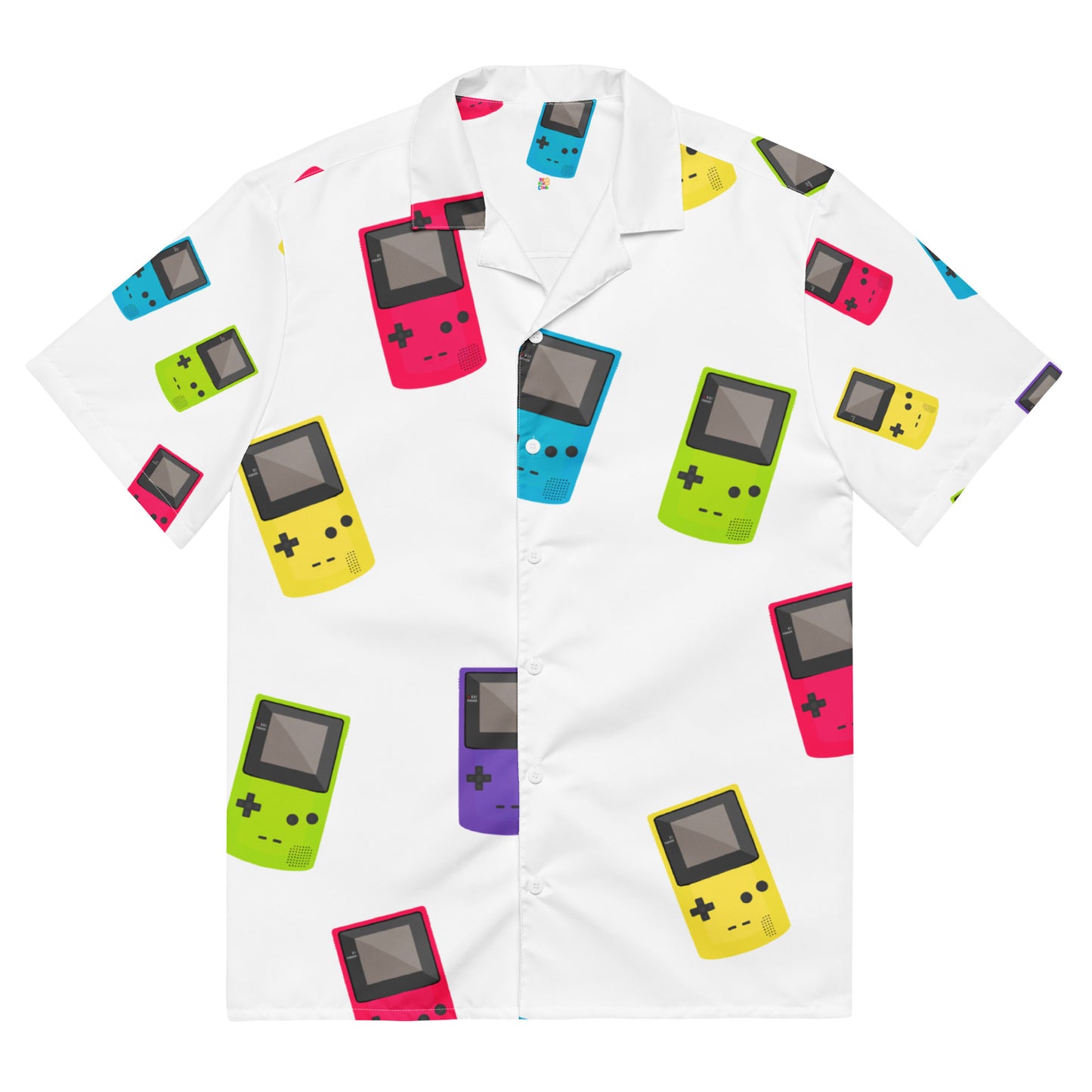 Retro Game boy Button up Shirt