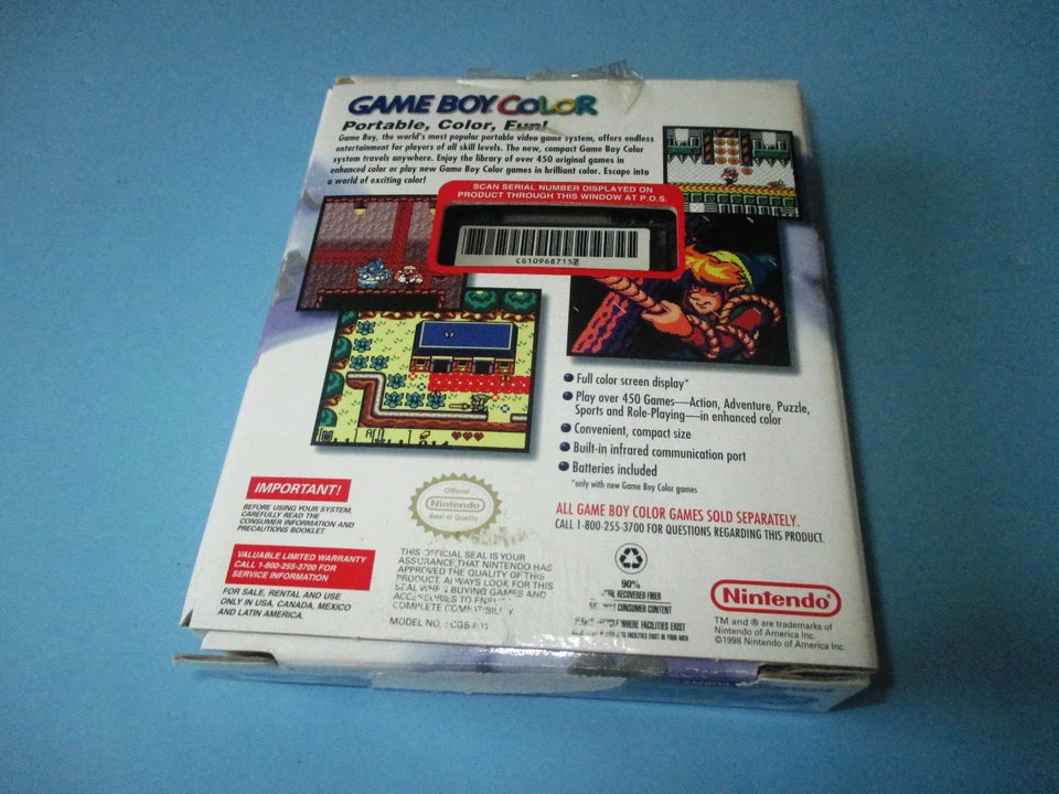 Gameboy Color (Atomic Clear Purple)