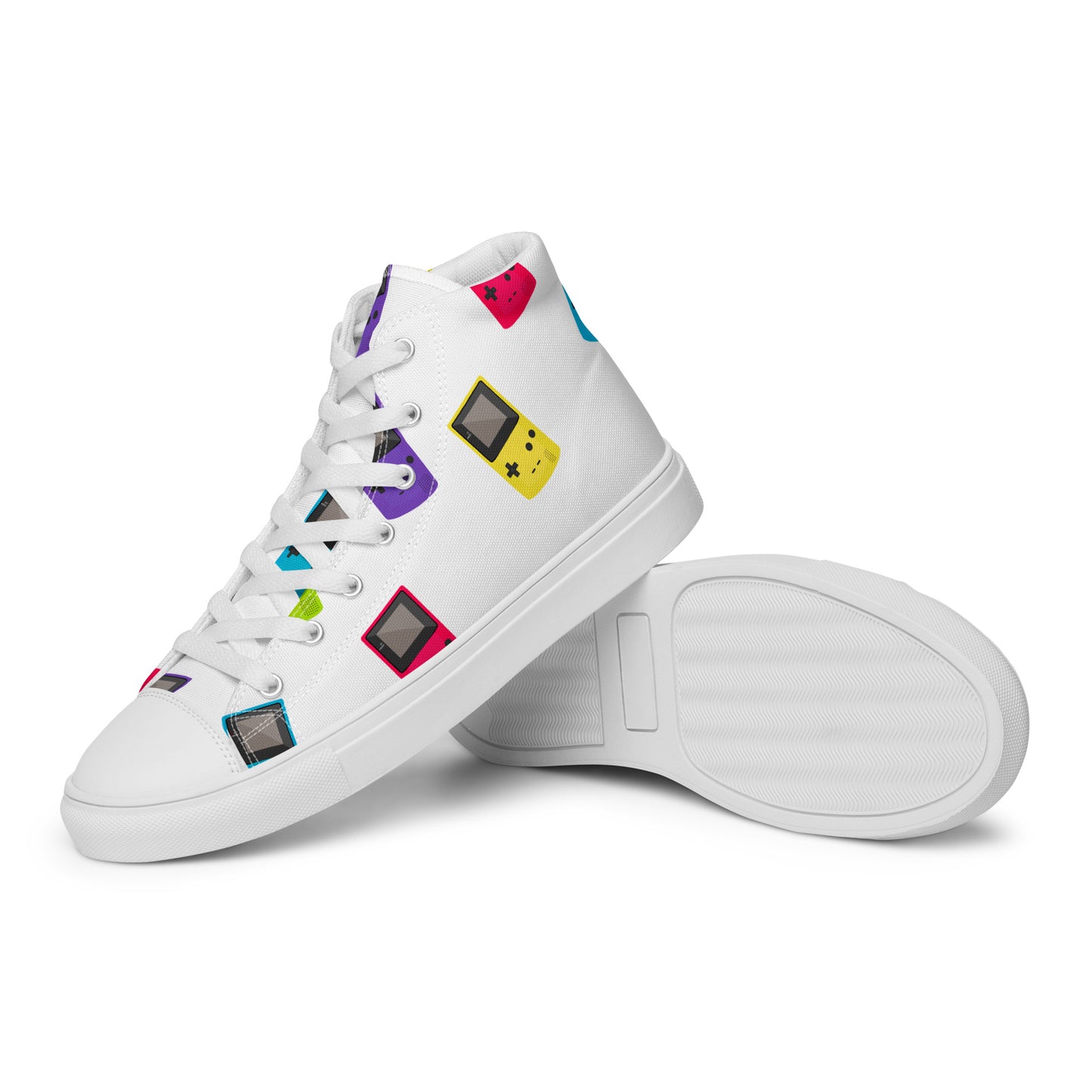 GameboyMen’s high top canvas shoes