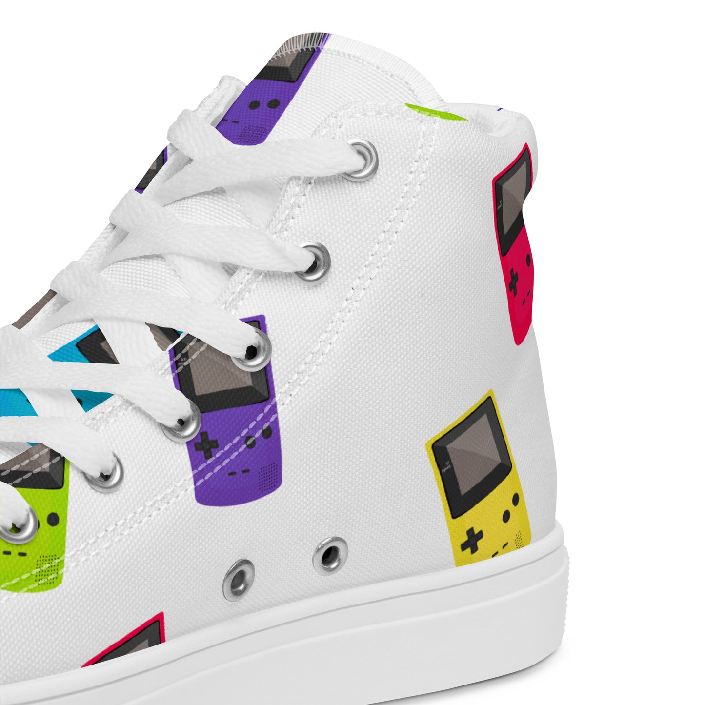GameboyMen’s high top canvas shoes