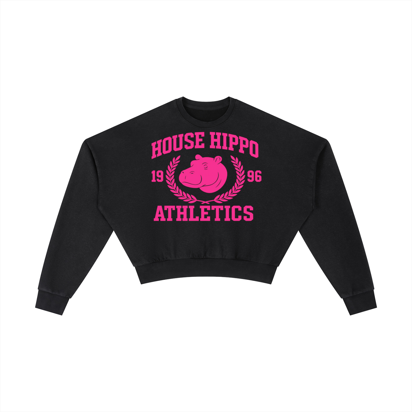 House Hippo Cropped Sweatshirt