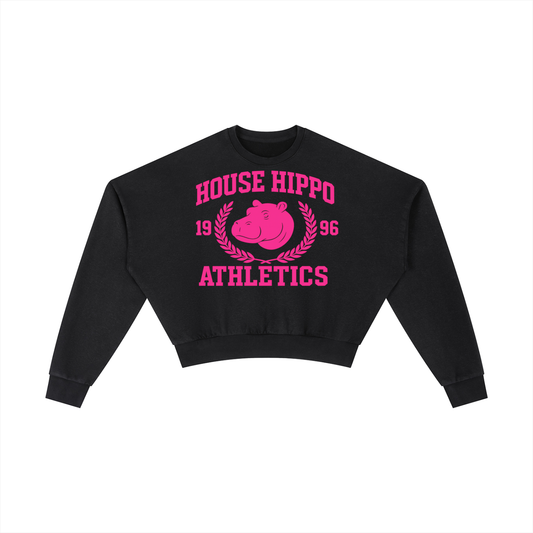 House Hippo Cropped Sweatshirt