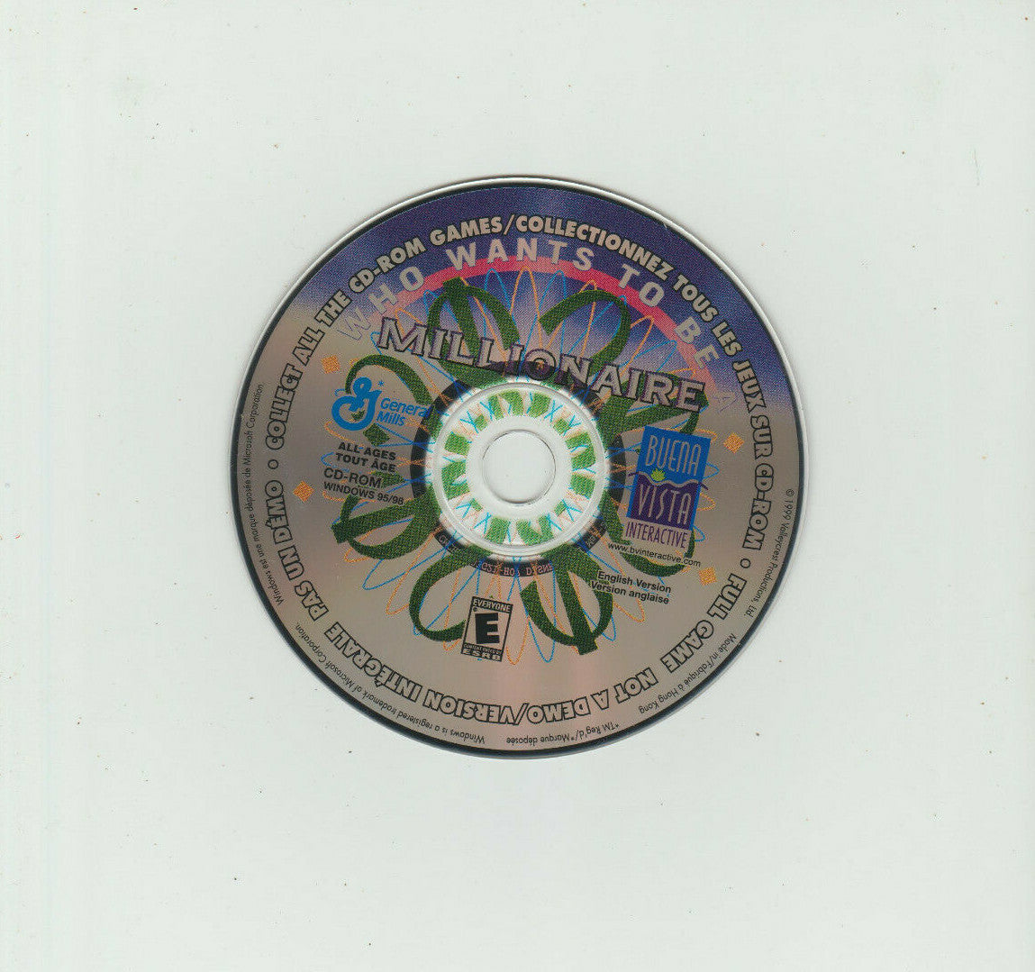 Who Wants to Be a Millionaire? Cereal Promo CD-ROM (2000, General Mills)