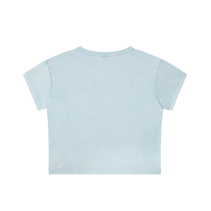 Snow Washed Crop Top