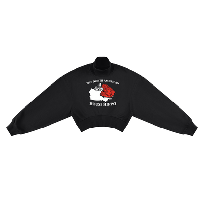 Women's House Hippo Crop Sweatshirt