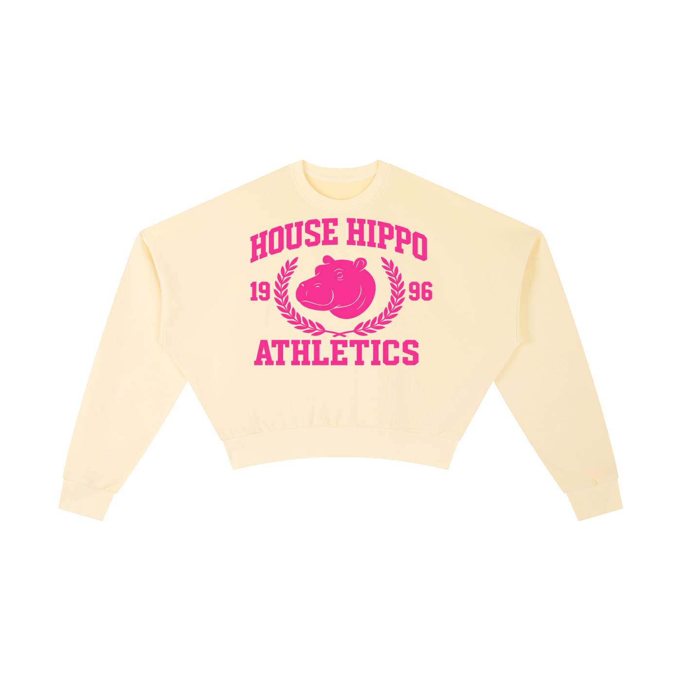 House Hippo Cropped Sweatshirt