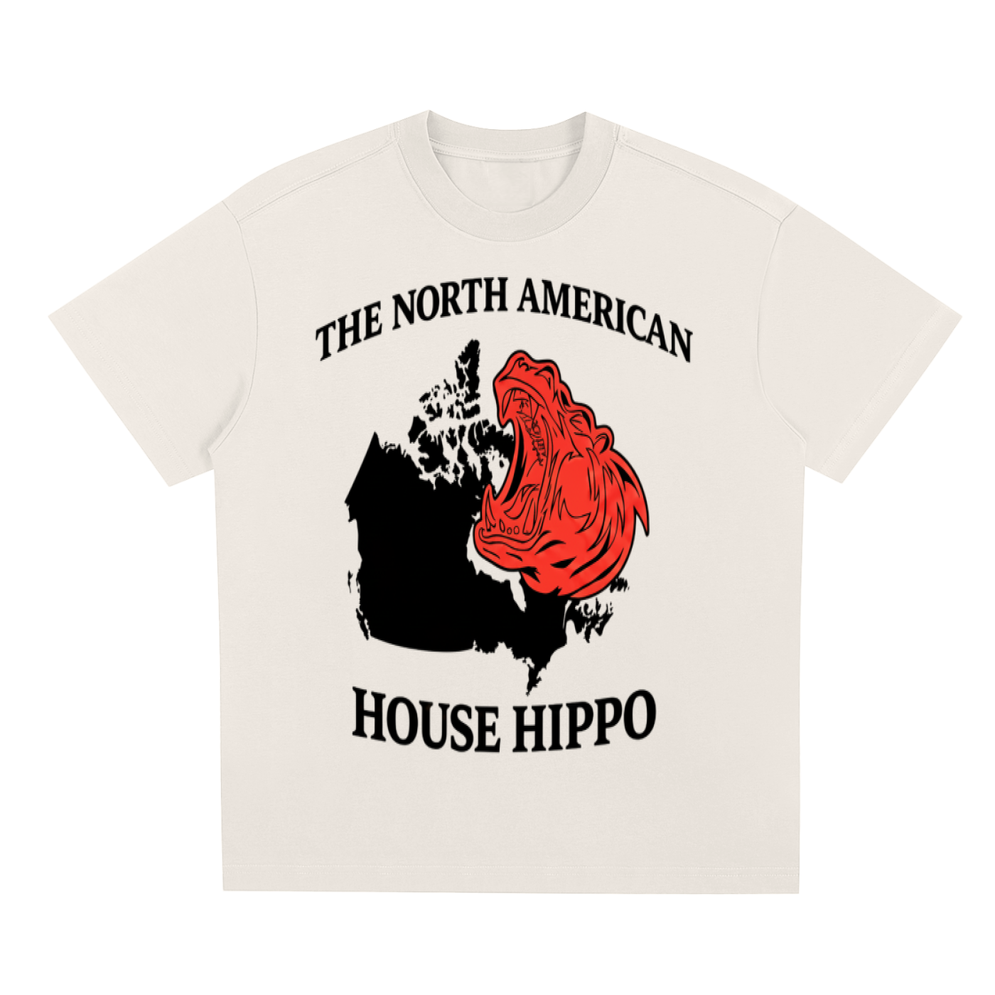 North American House Hippo T-Shirt