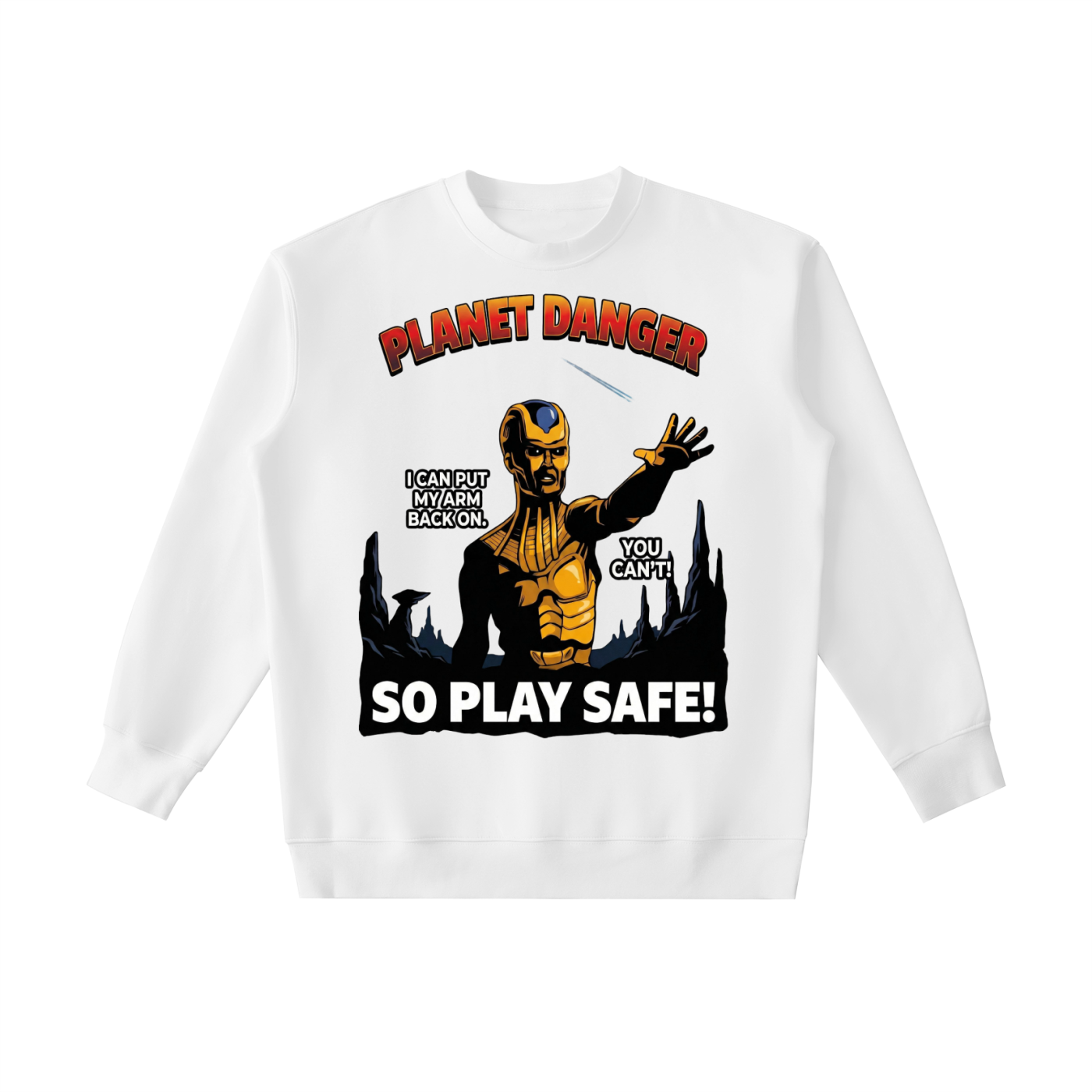 Planet Danger  Crewneck