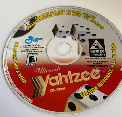 Yahtzee CD-ROM – General Mills Cereal Bonus (2000–2001, Pre-Owned)