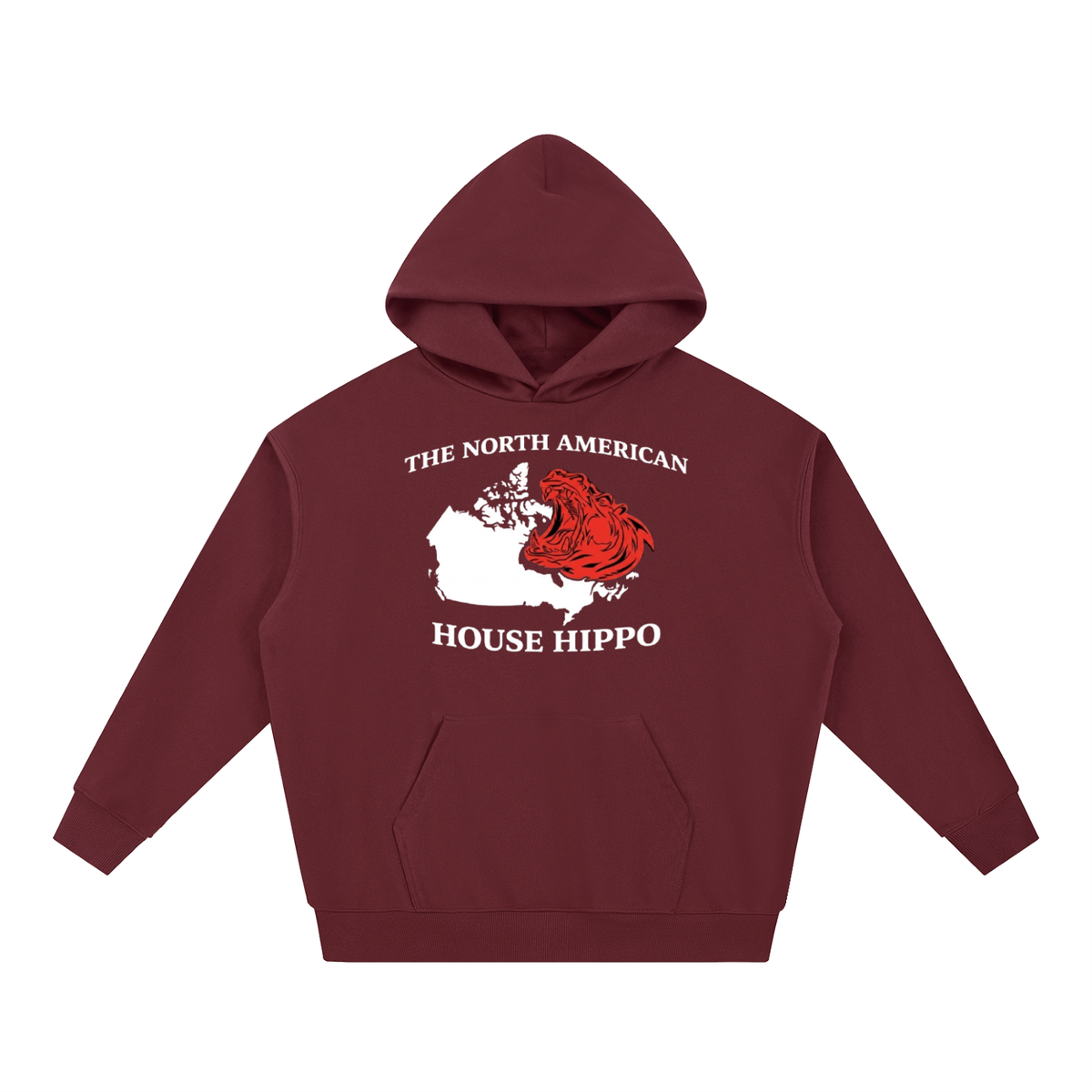 North American House Hippo Hoodie