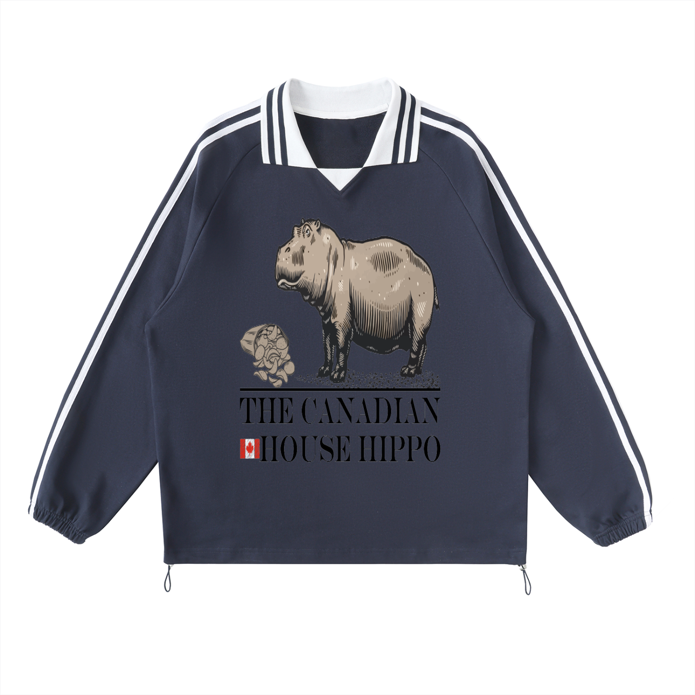 House Hippo Collar Sweatshirt