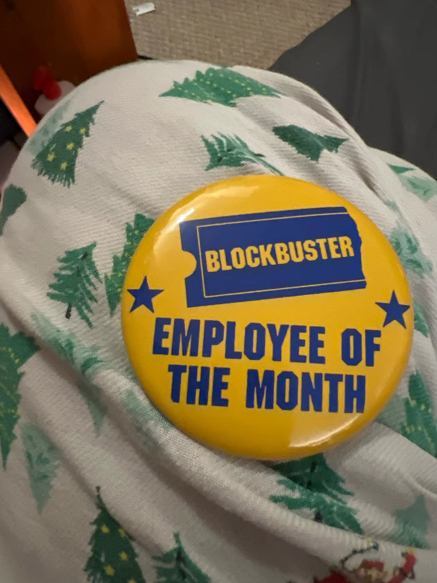 Blockbuster Employee of The Month Pin