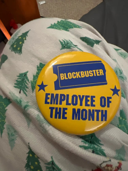 Blockbuster Employee of The Month Pin