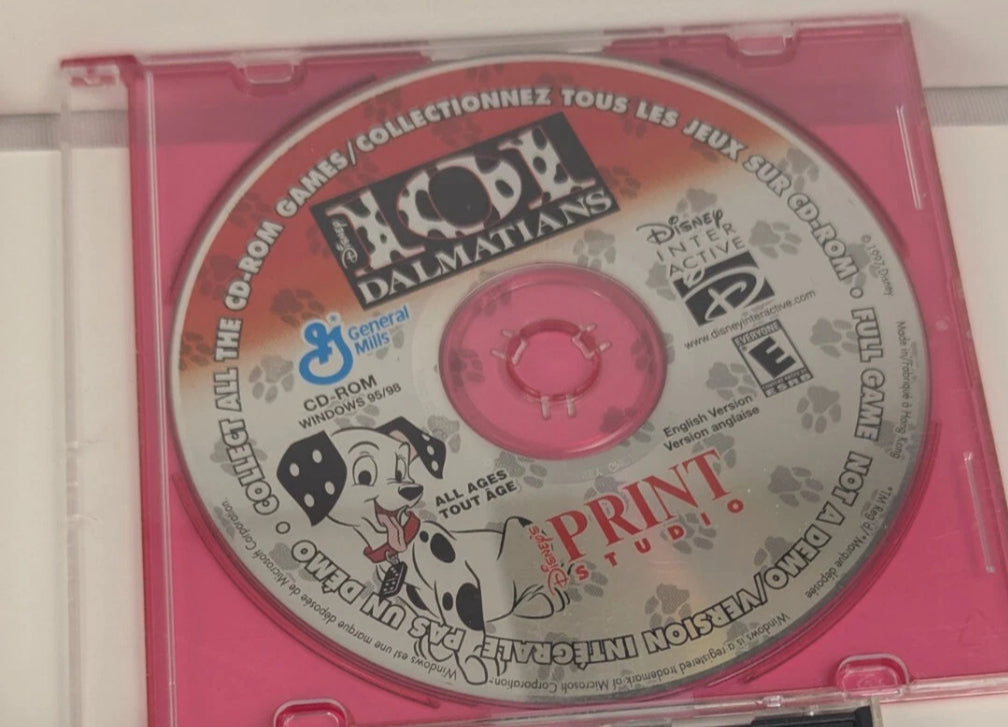 Disney’s 101 Dalmatians Print Studio – General Mills Cereal Promo CD-ROM (2000)