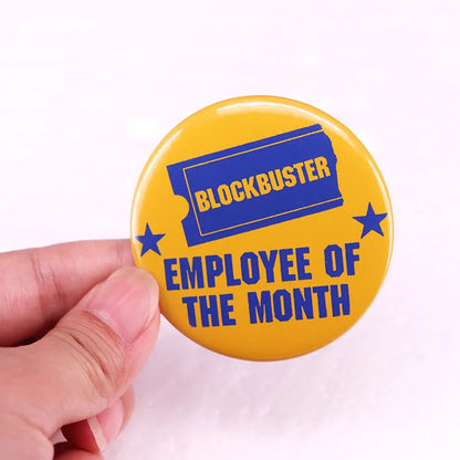 Blockbuster Employee of The Month Pin