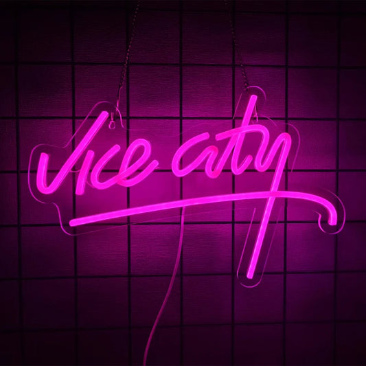 GTA Vice City Neon Sign