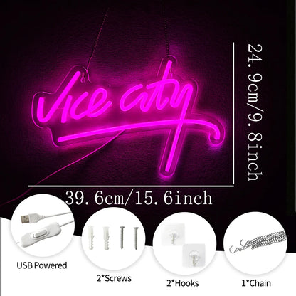 GTA Vice City Neon Sign