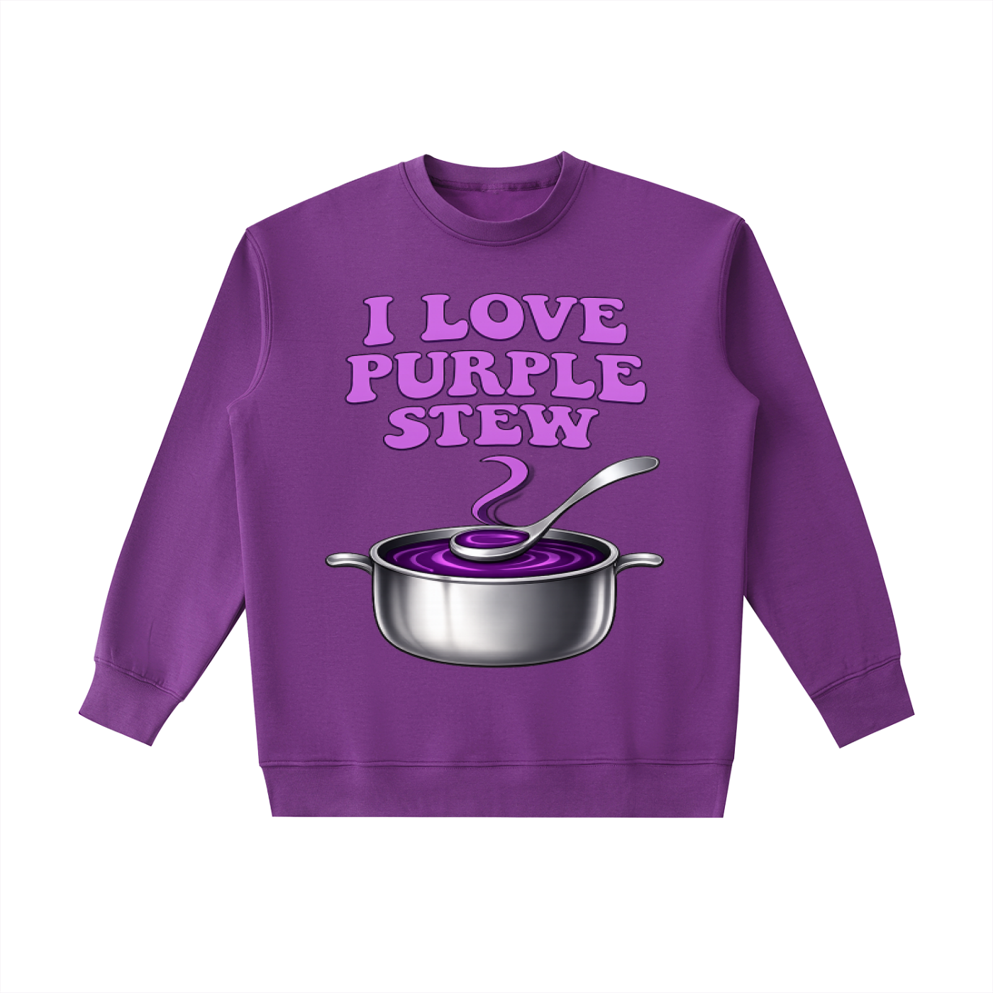 I Love Purple Stew Crewneck 💜