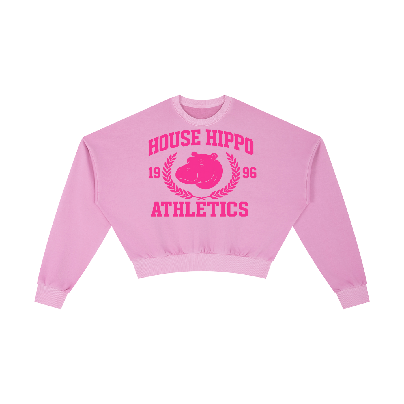House Hippo Cropped Sweatshirt