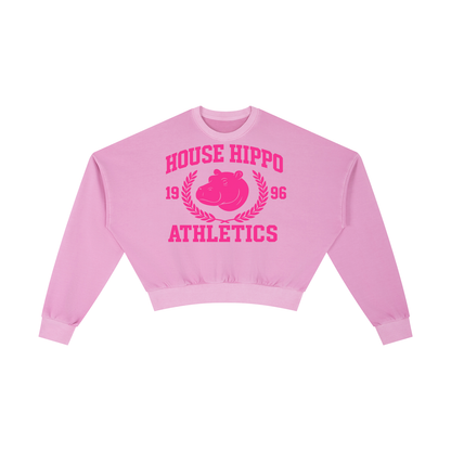 House Hippo Cropped Sweatshirt