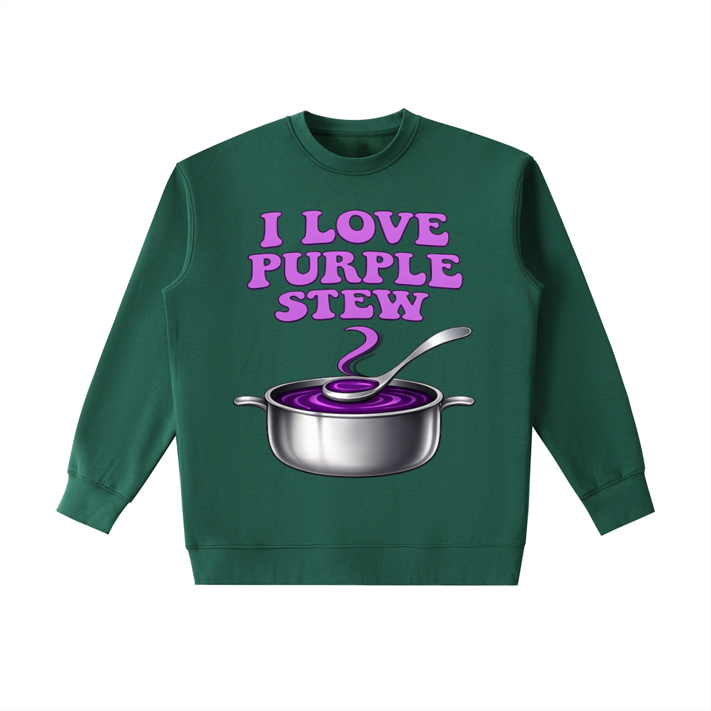 I Love Purple Stew Crewneck 💜