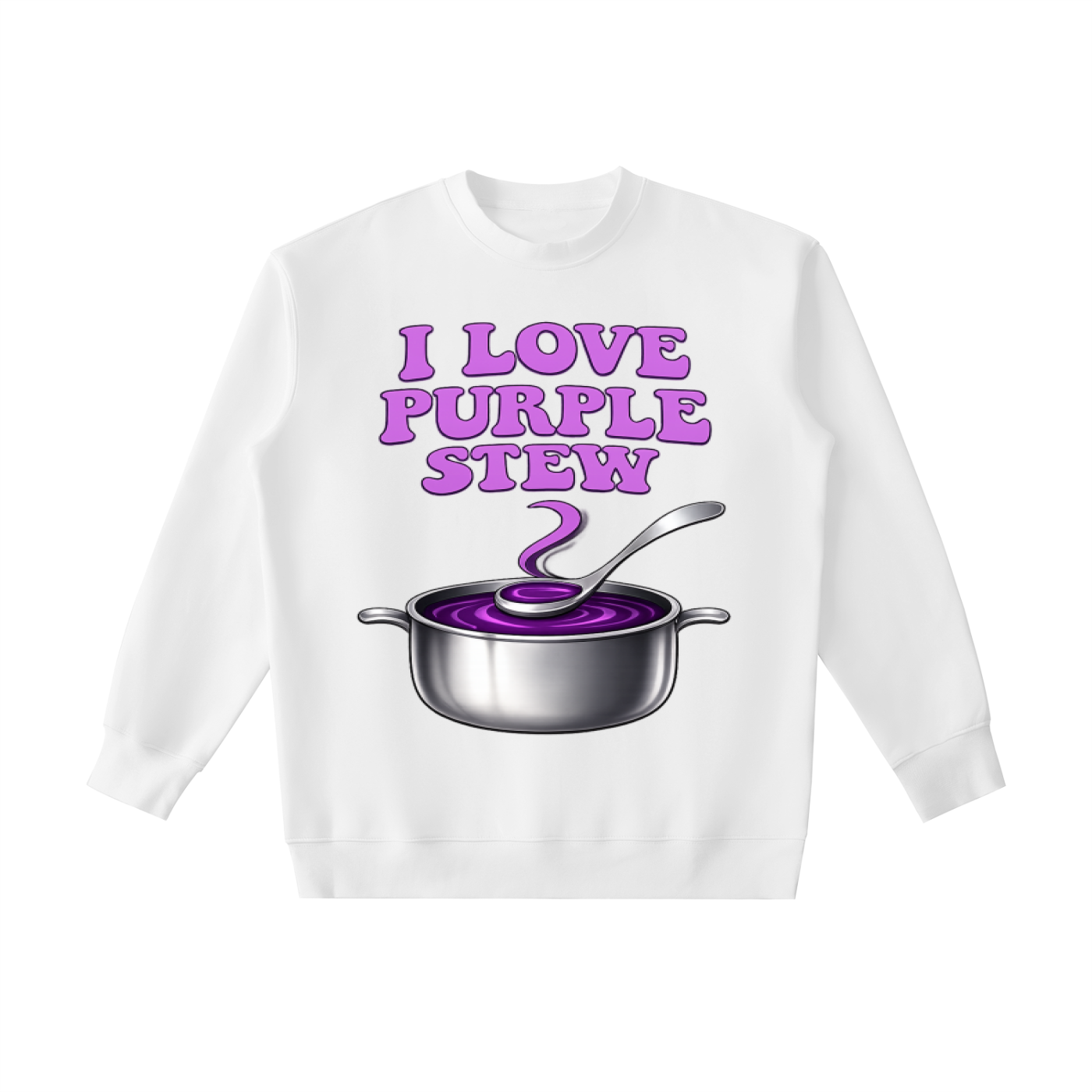 I Love Purple Stew Crewneck 💜