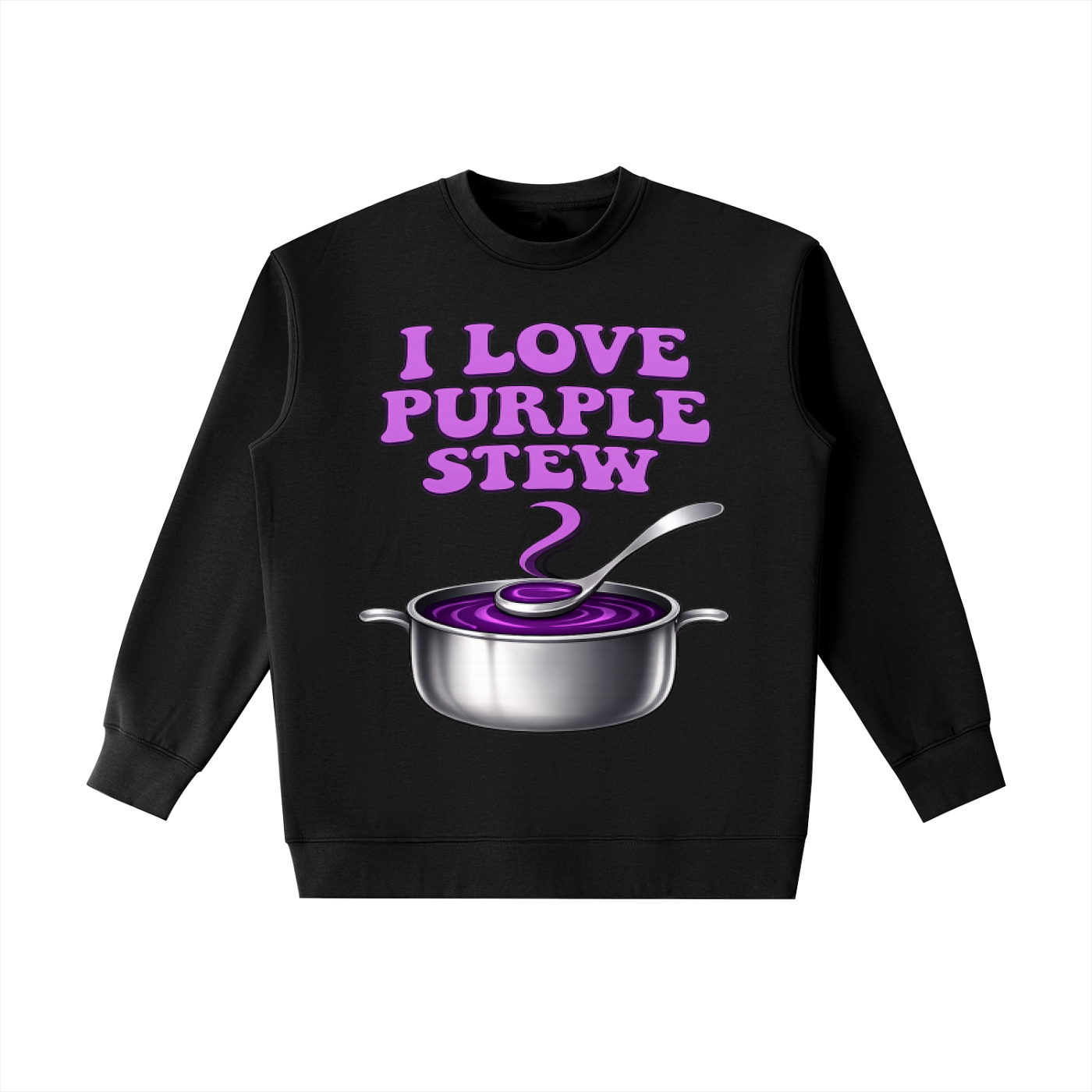 I Love Purple Stew Crewneck 💜