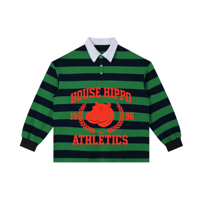 House Hippo stripped Polo Shirt
