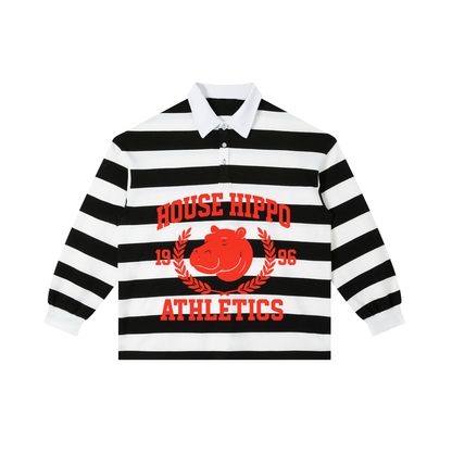 House Hippo stripped Polo Shirt