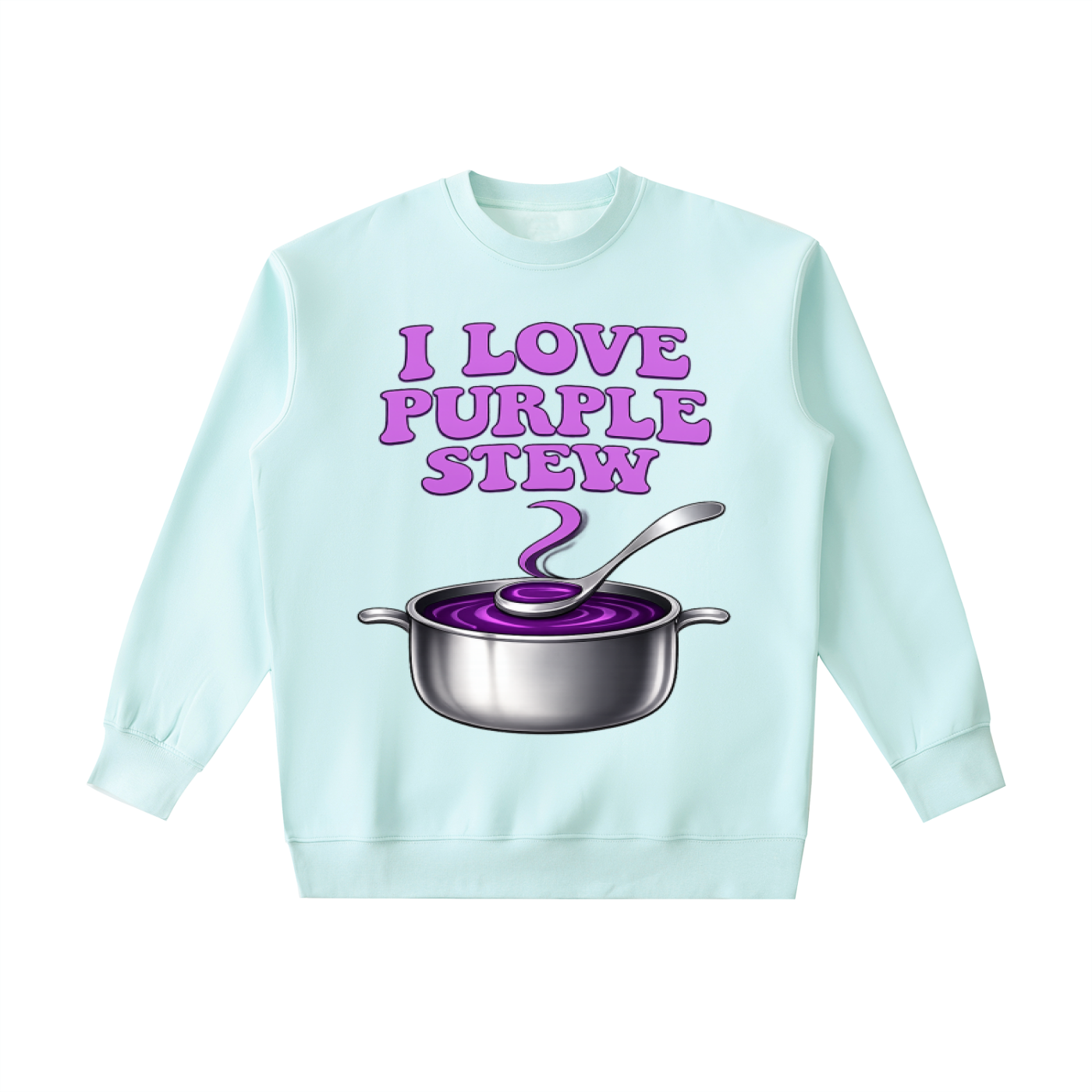 I Love Purple Stew Crewneck 💜