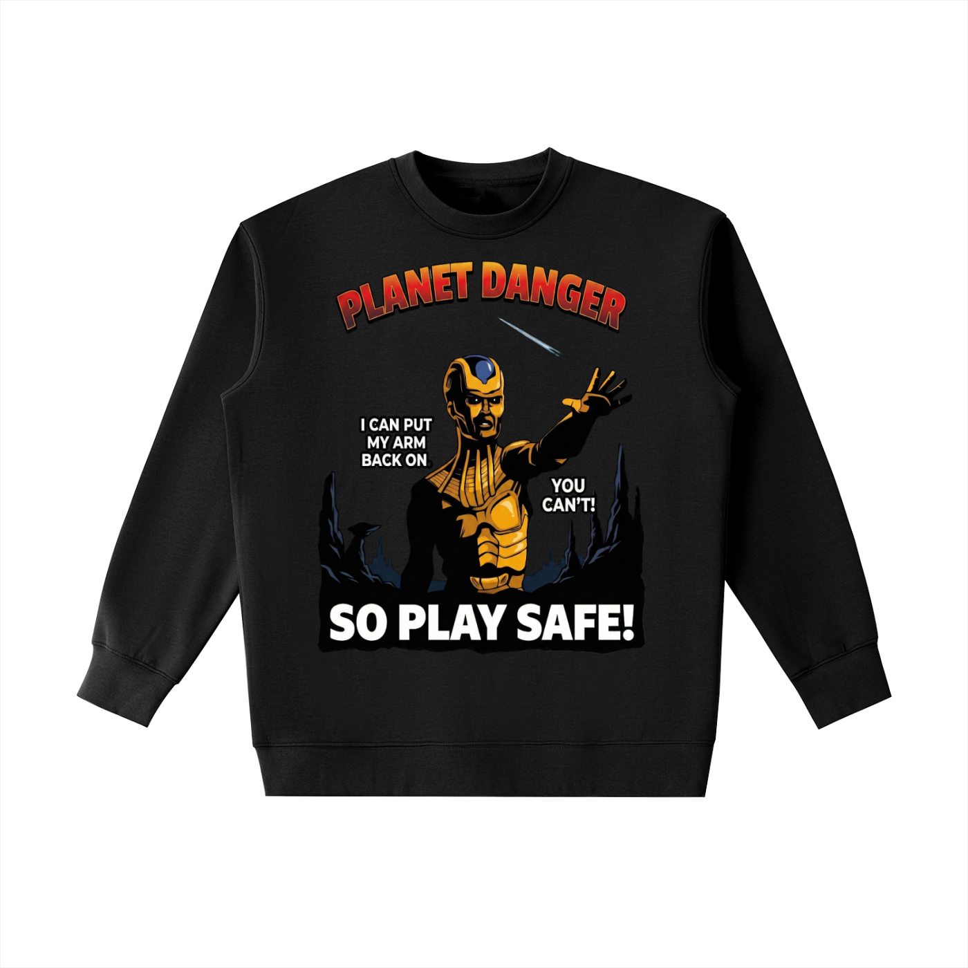 Planet Danger  Crewneck