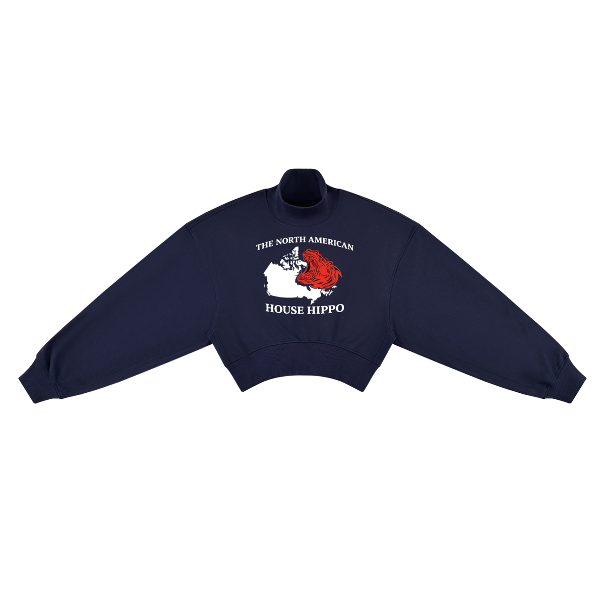 Women's House Hippo Crop Sweatshirt
