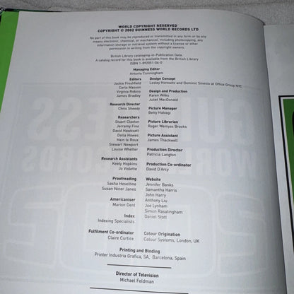 Guiness World Record Book (2002)