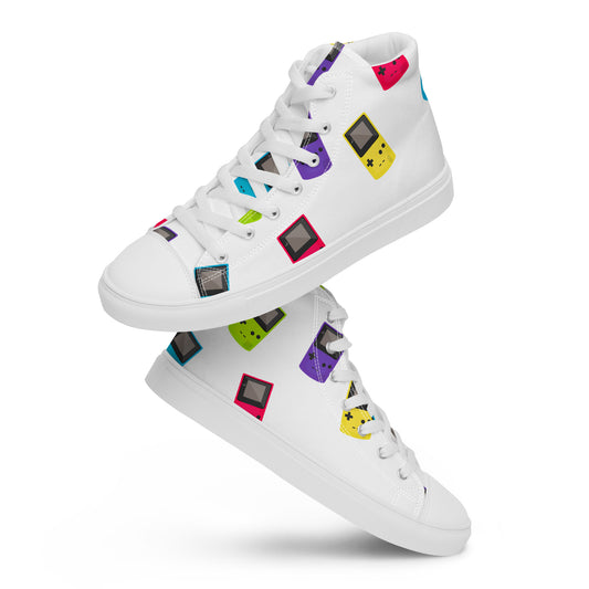 GameboyMen’s high top canvas shoes